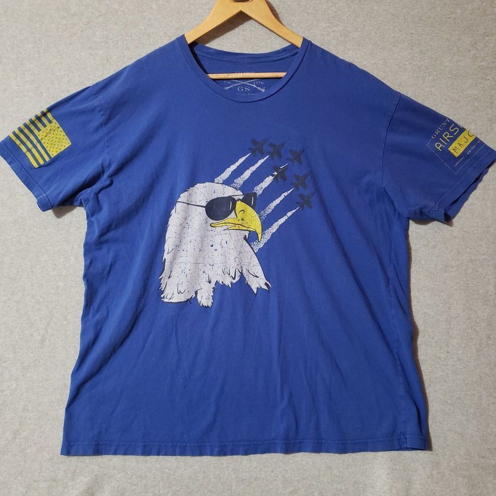 GRUNT STYLE casual t shirt "air show majors" mens size XXL